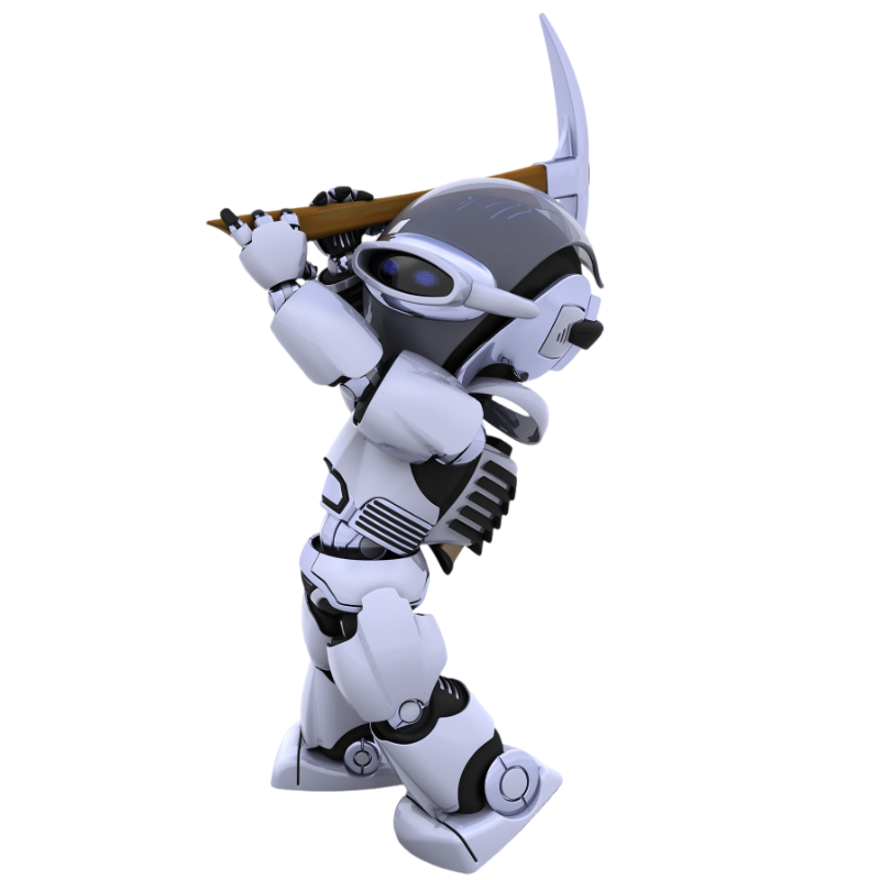 AI mining robot